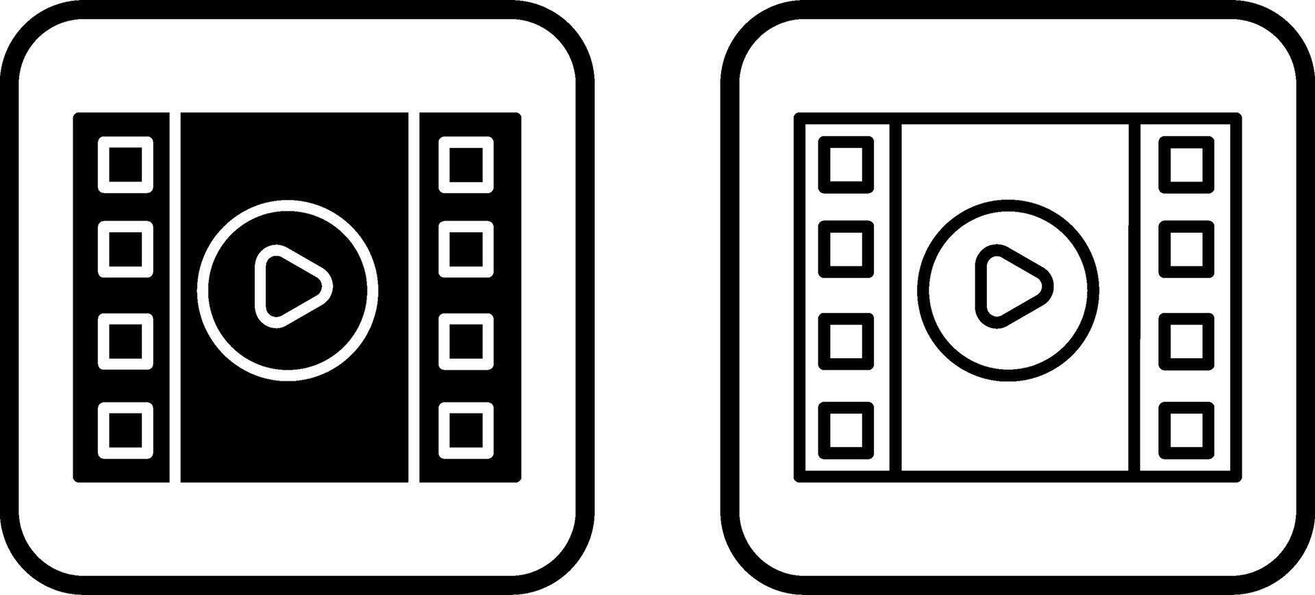 Video Play Vector Icon