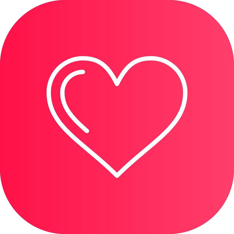 Line Round Corner Gradient vector