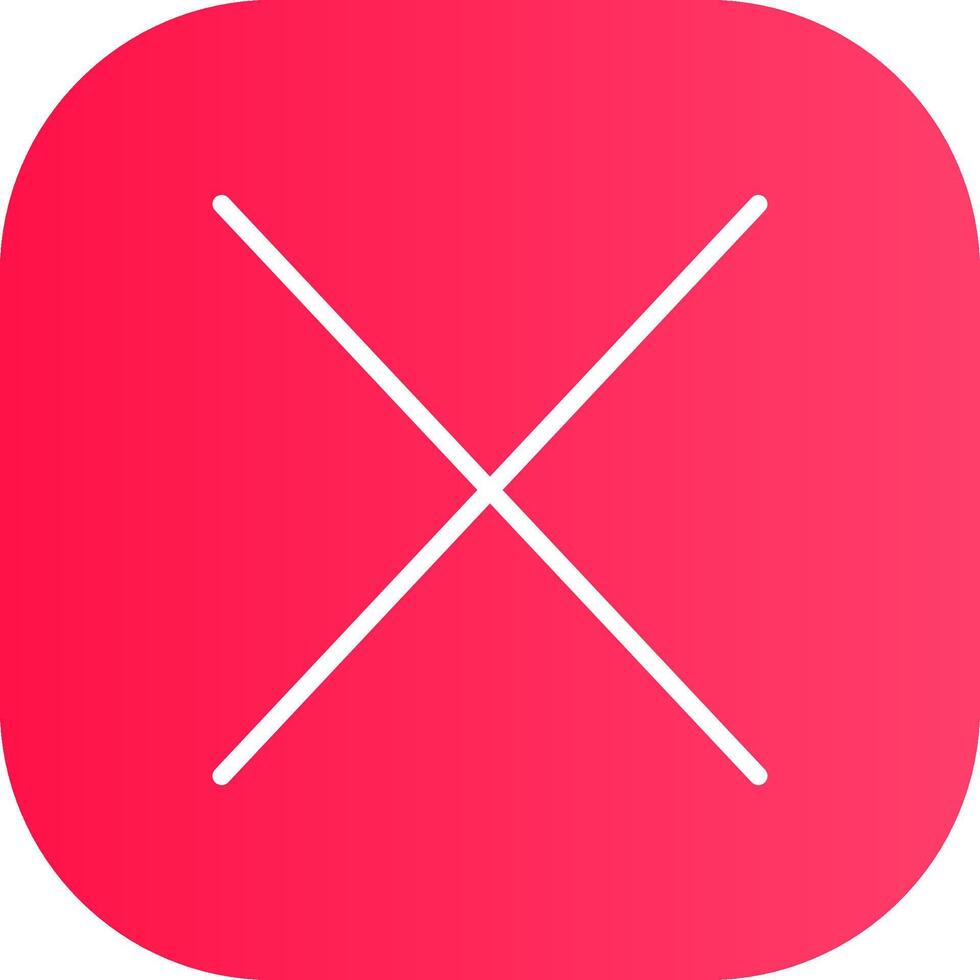 Line Round Corner Gradient vector