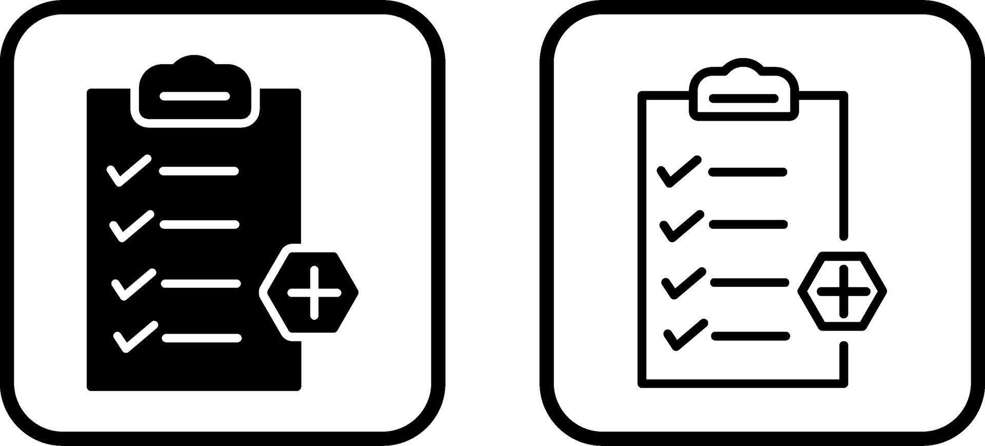Medical Clipboard Vector Icon