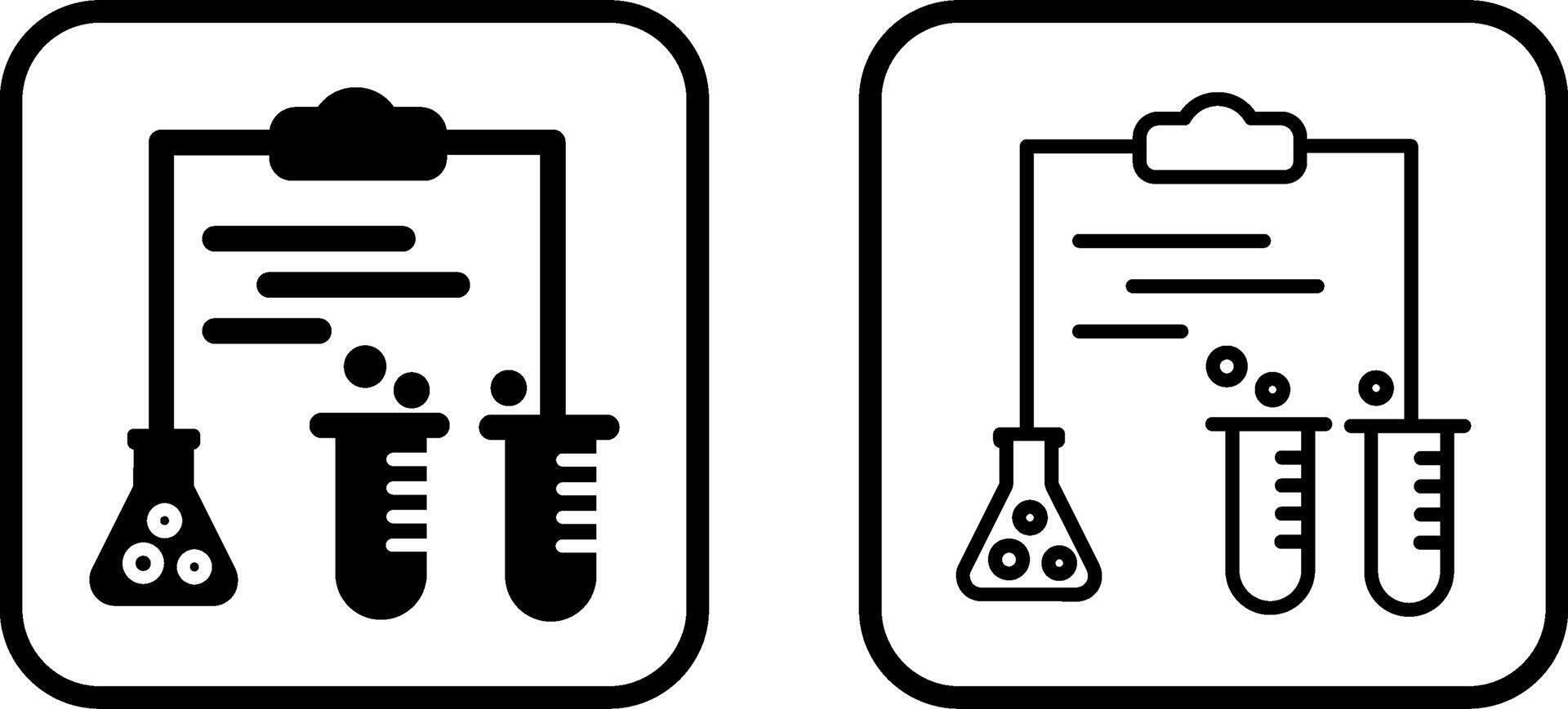 icono de vector de experimento