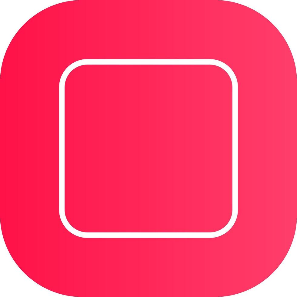 Line Round Corner Gradient vector