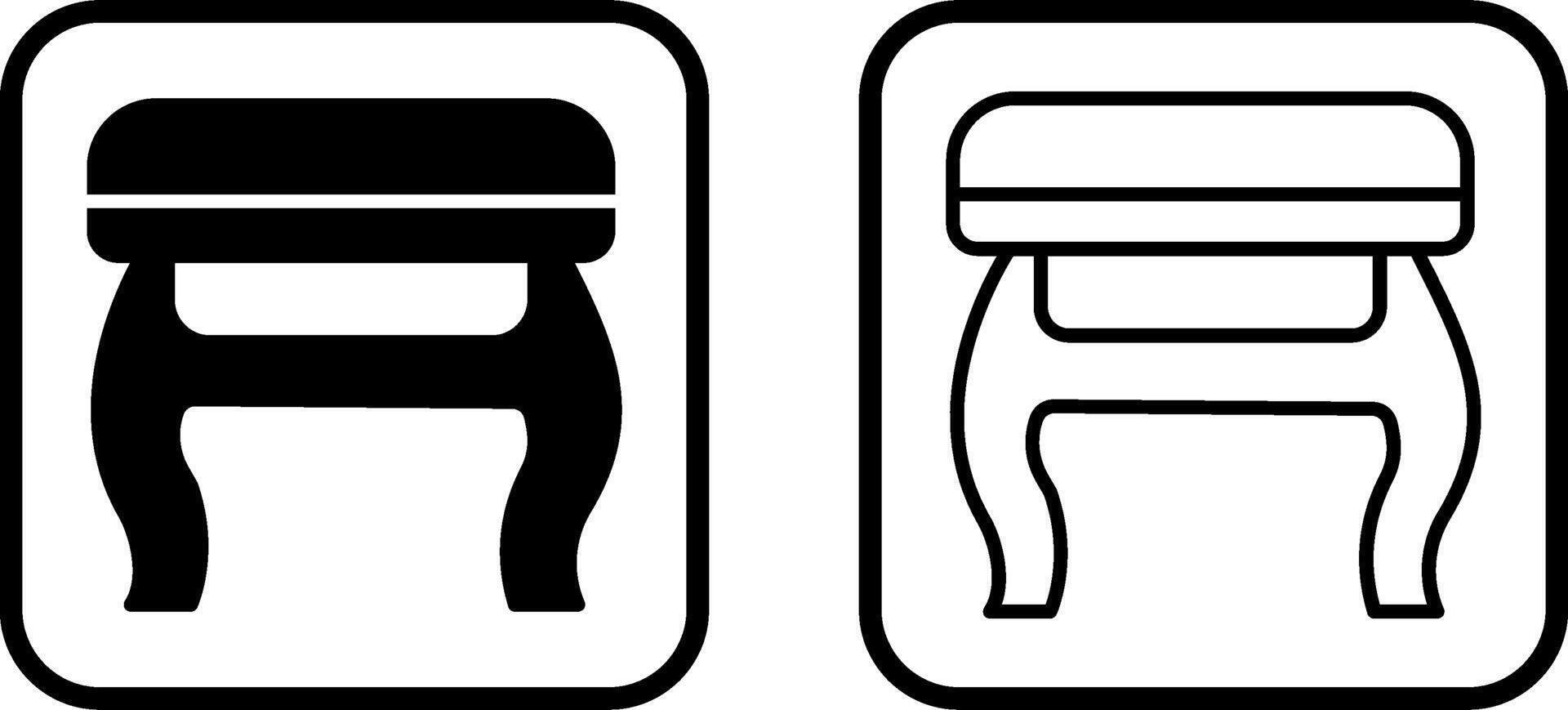 Stool Vector Icon