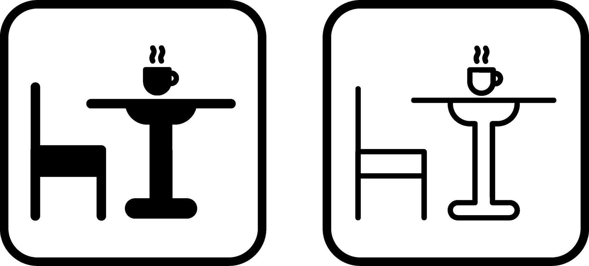Tea Table Vector Icon