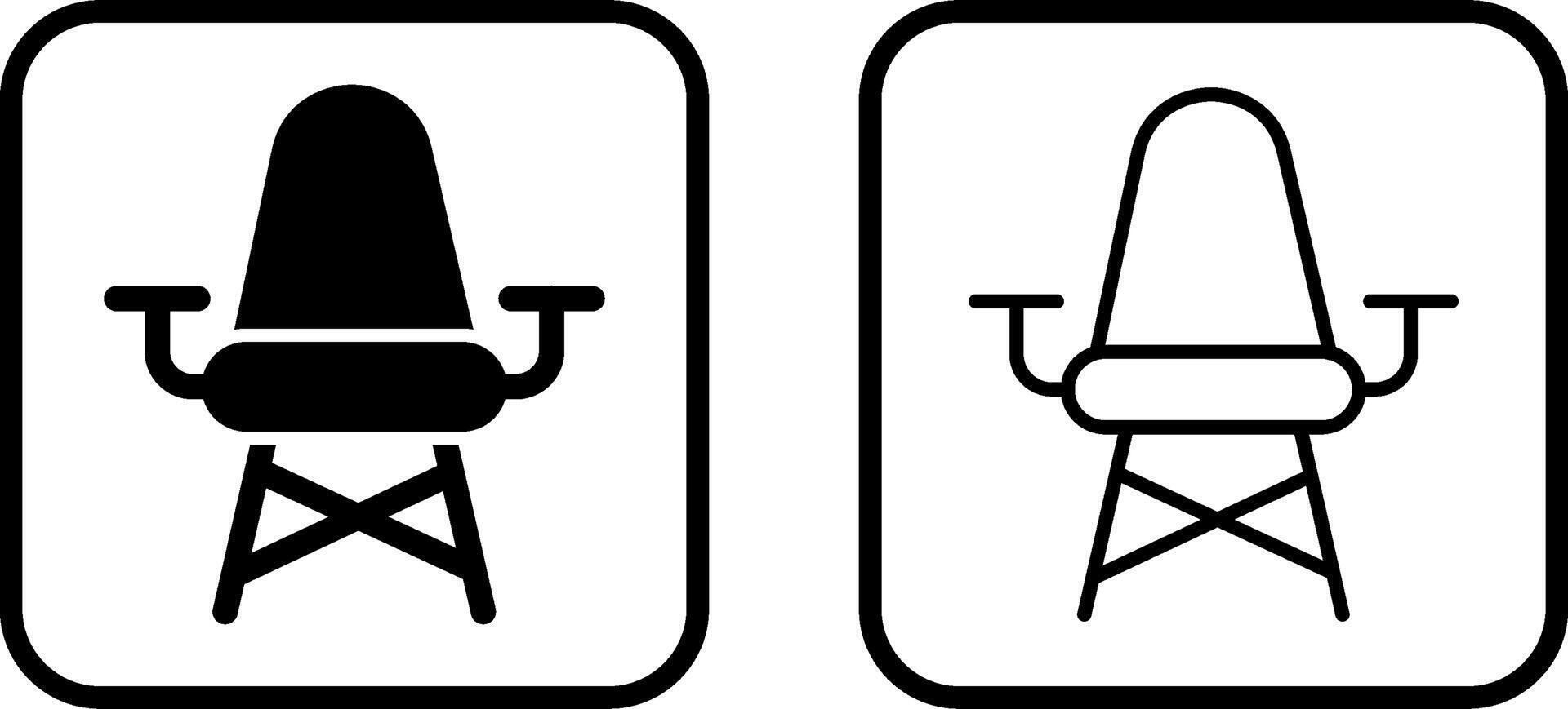 Stylish Chair Vector Icon