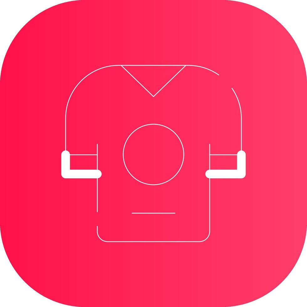 Line Round Corner Gradient vector