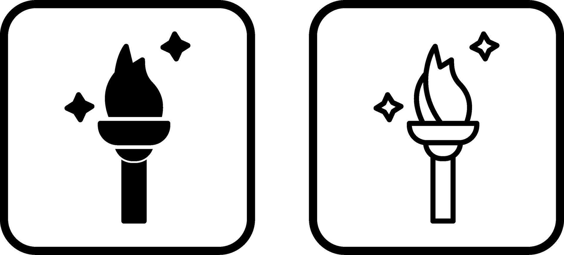 Torch Vector Icon