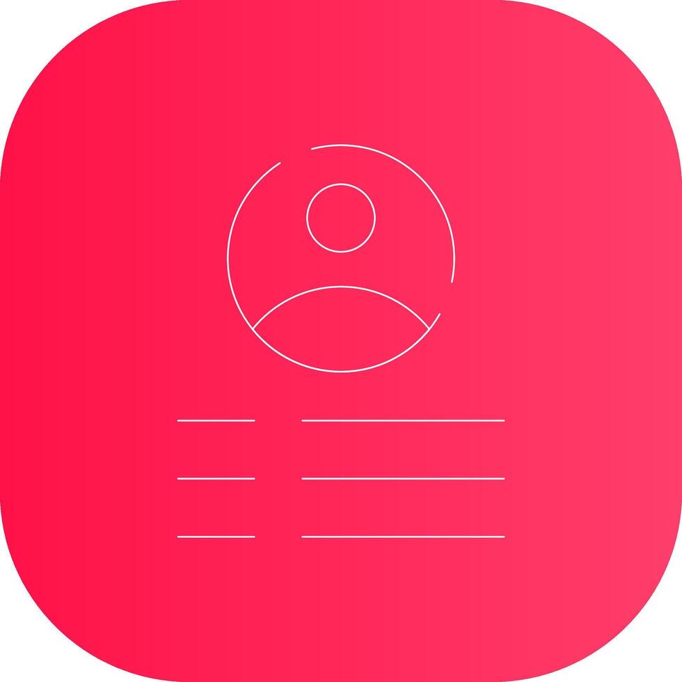 Line Round Corner Gradient vector