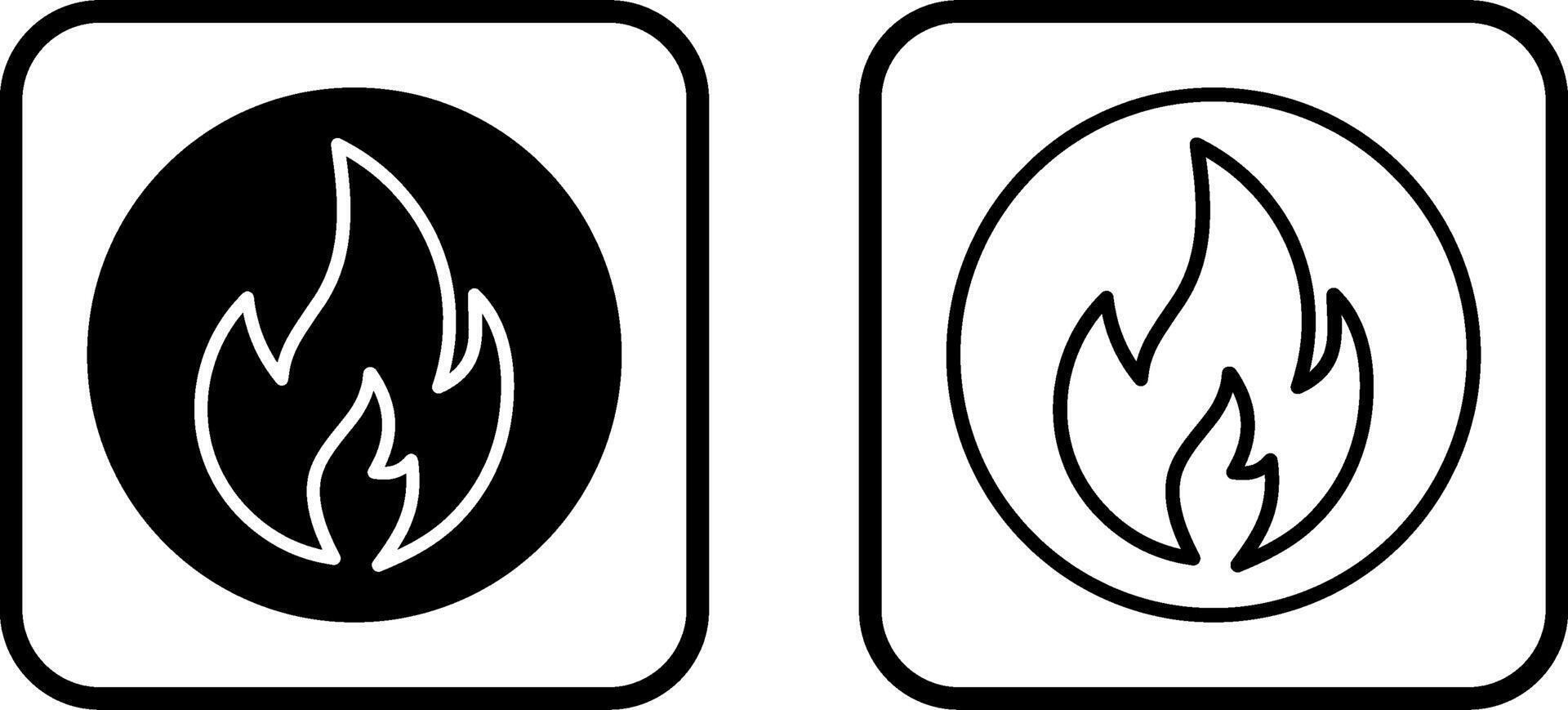 icono de vector de fuego