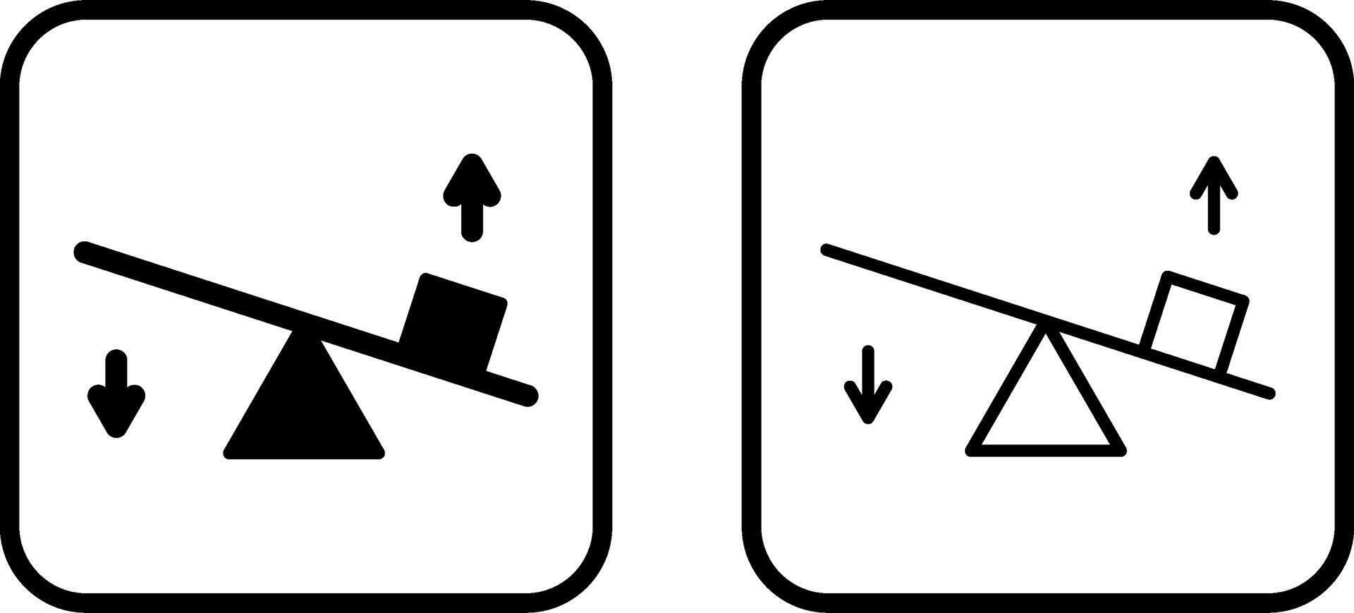 Seesaw Vector Icon