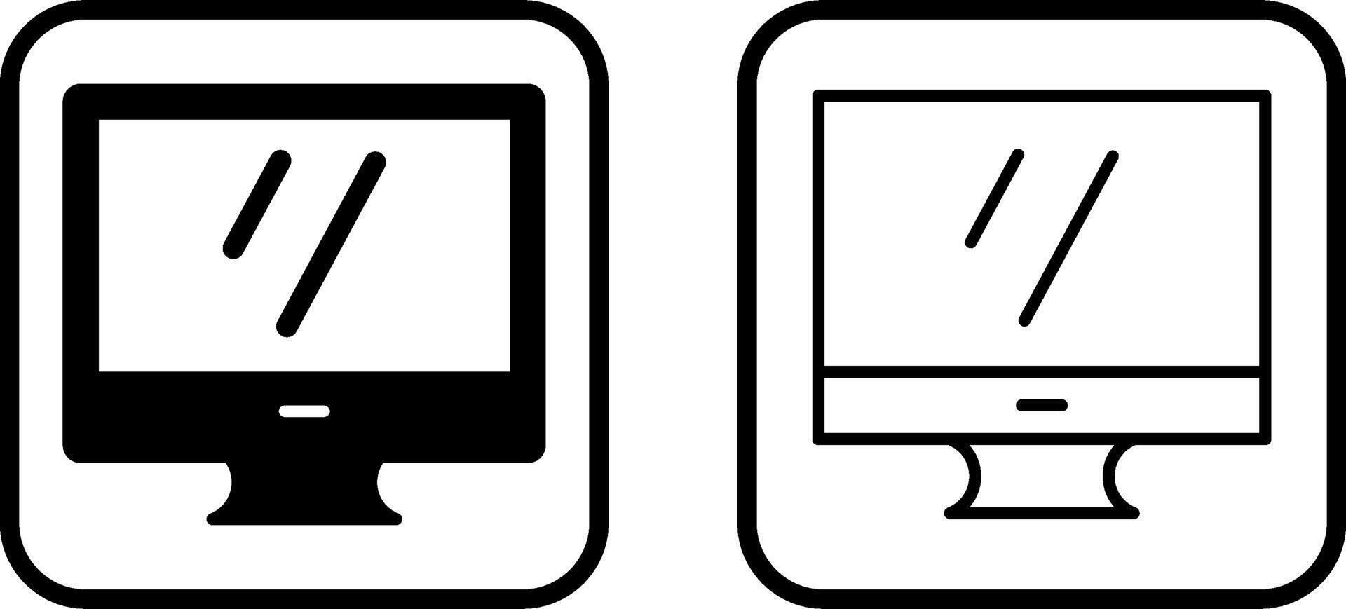 Screen Vector Icon