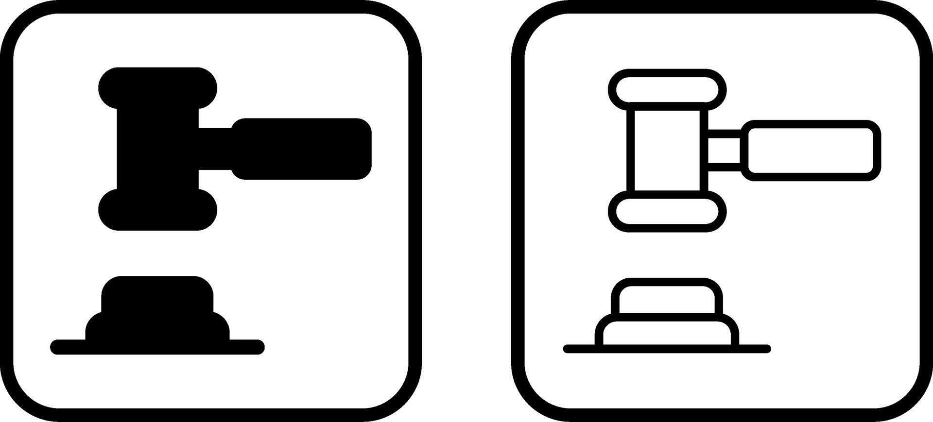 Gavel Vector Icon
