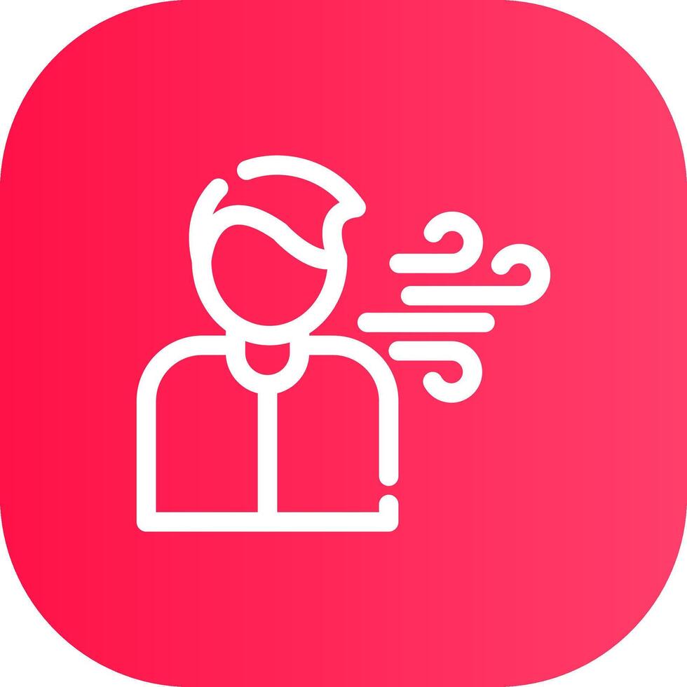 Line Round Corner Gradient vector
