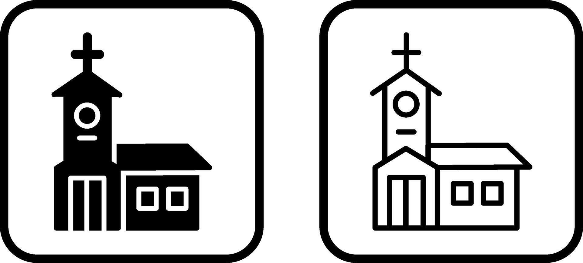 Building Church Vector Icon