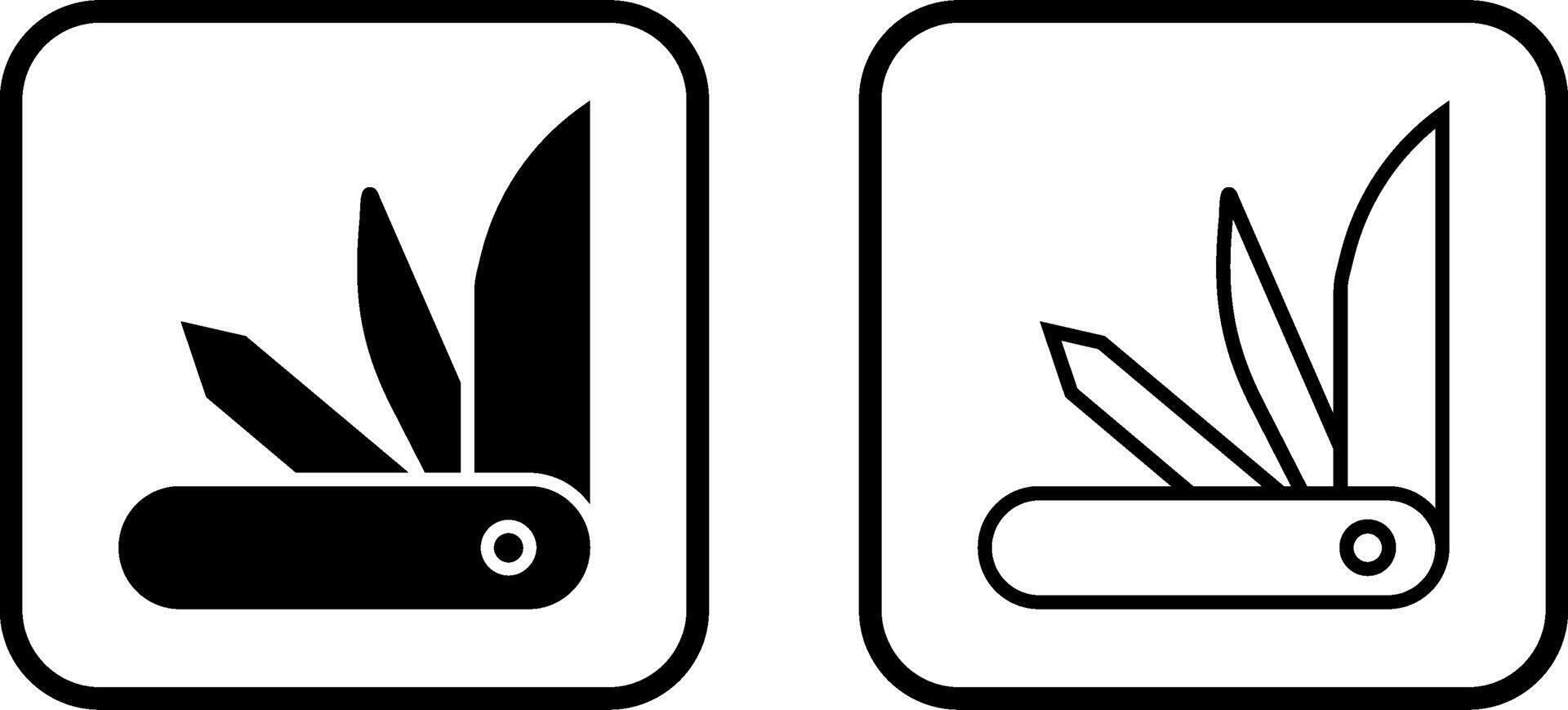 Swiss Army Knife Vector Icon