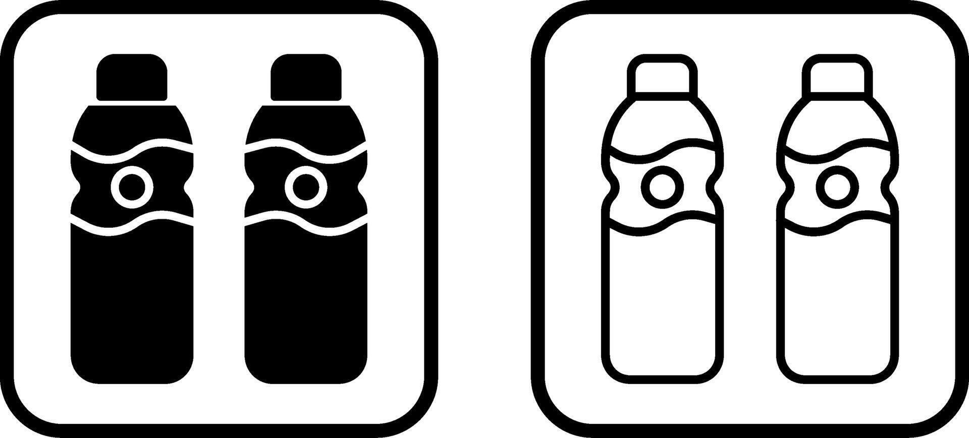 Water Bottle Vector Icon