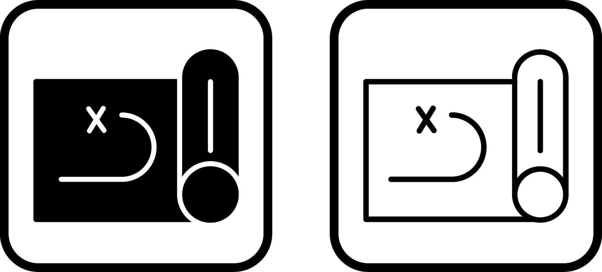 Treasure Map Vector Icon