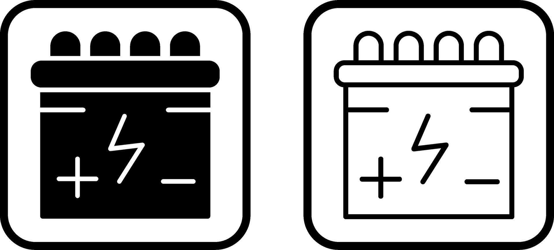 Batteries Vector Icon