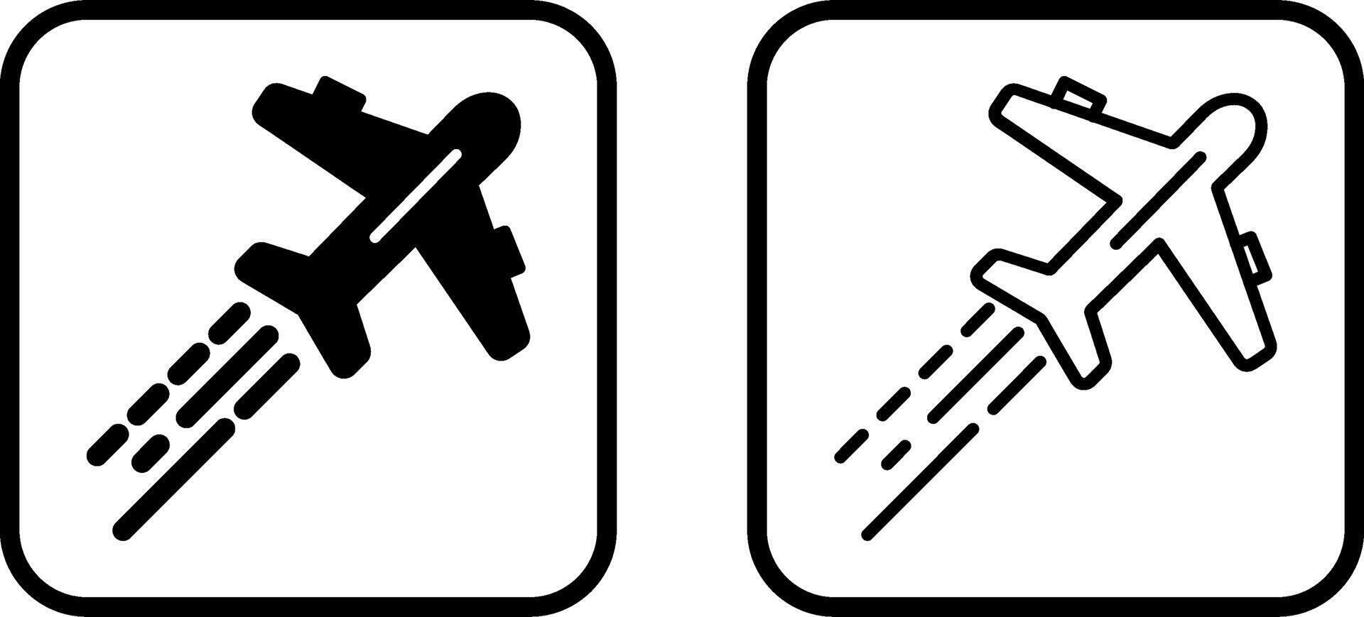 Aeroplane Vector Icon