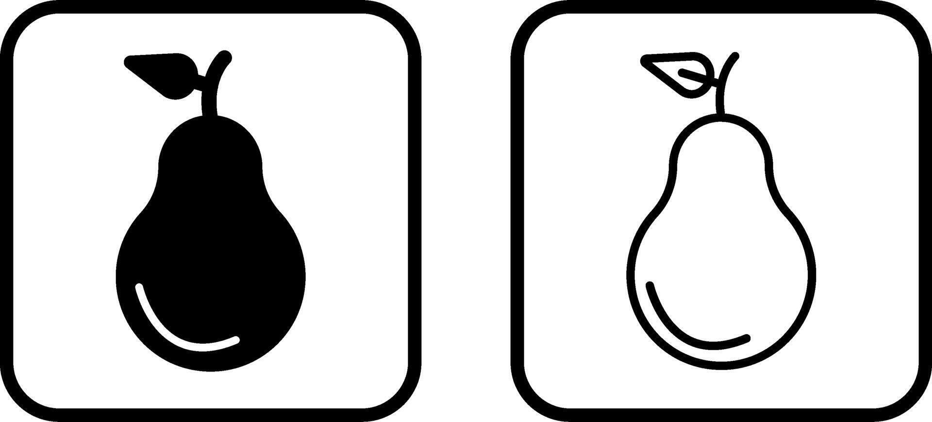 Pear Vector Icon