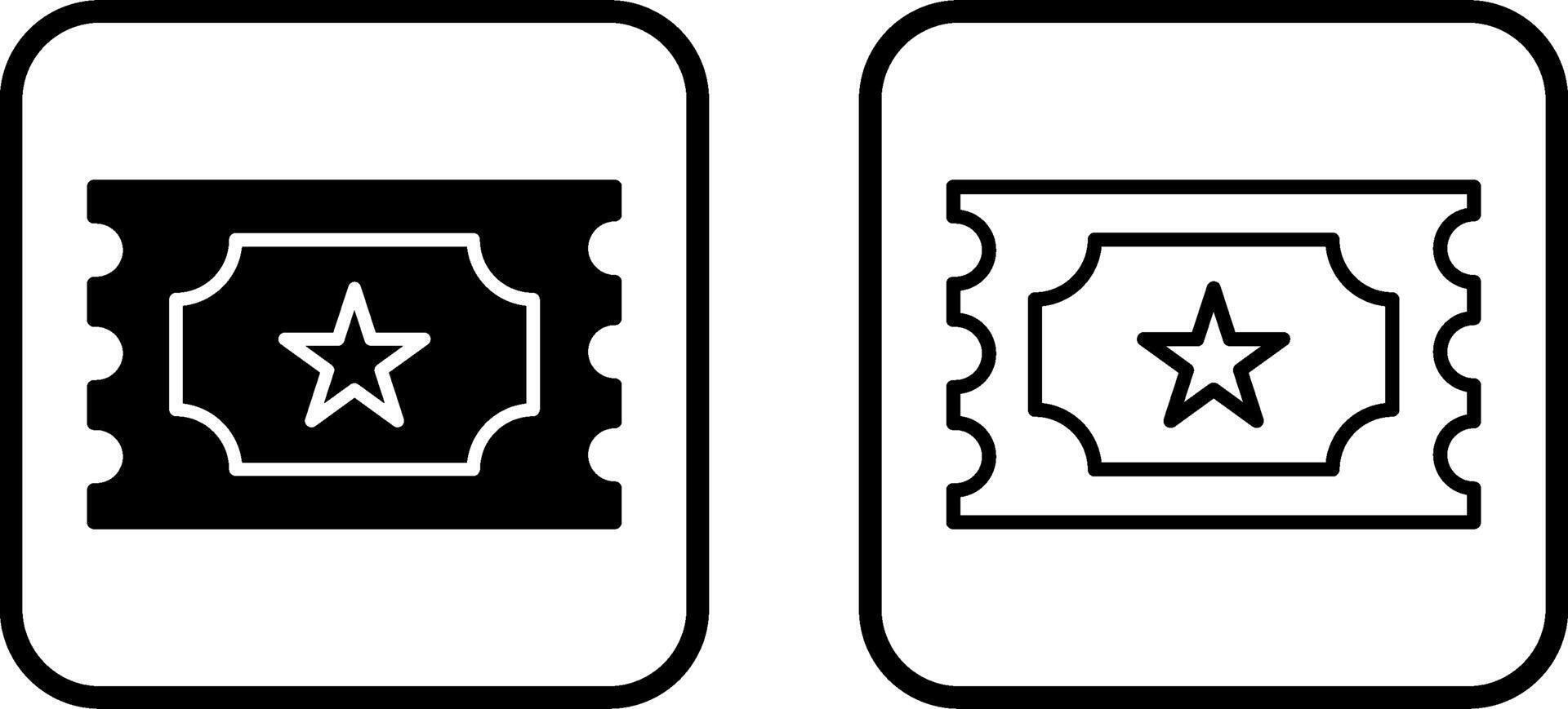Tickets Vector Icon