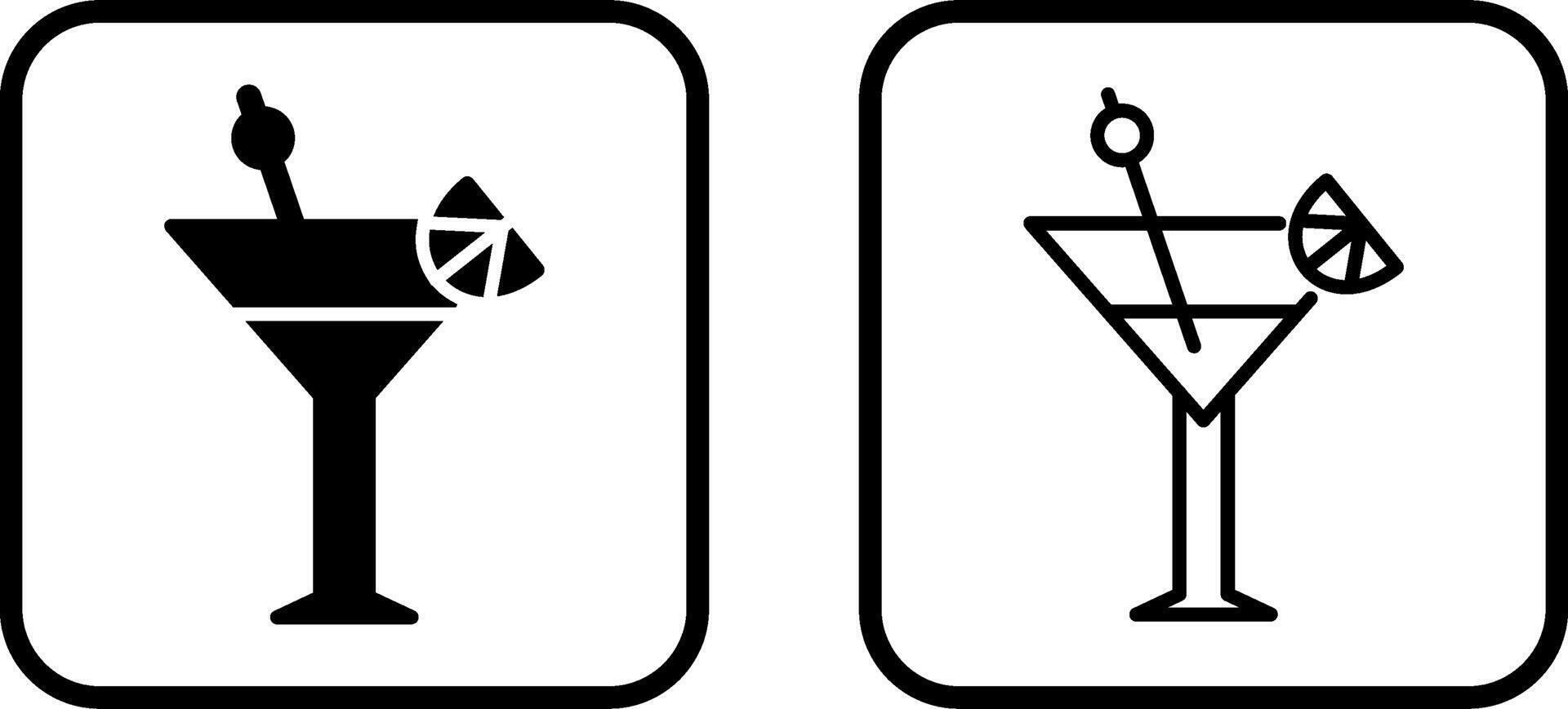 Martini Vector Icon