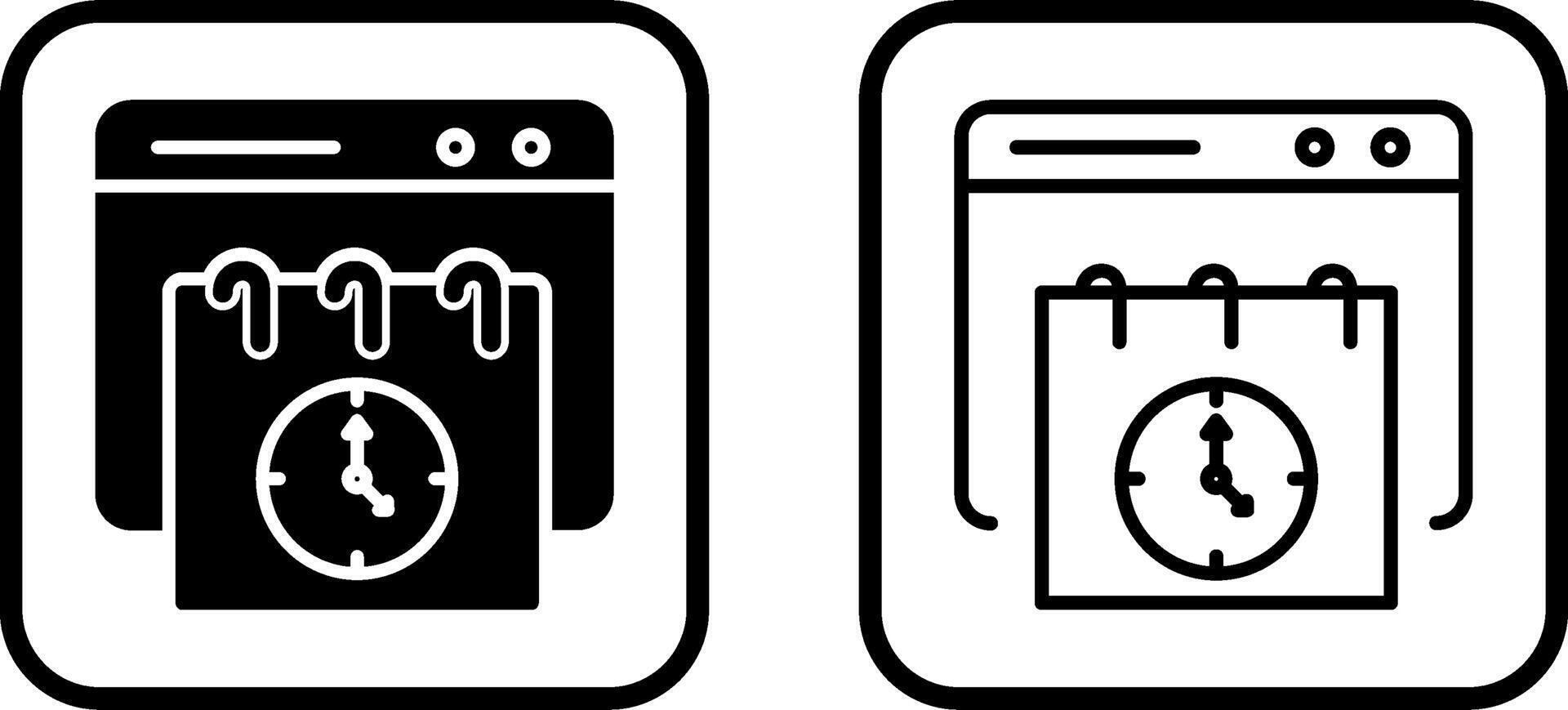 Deadline Web Vector Icon
