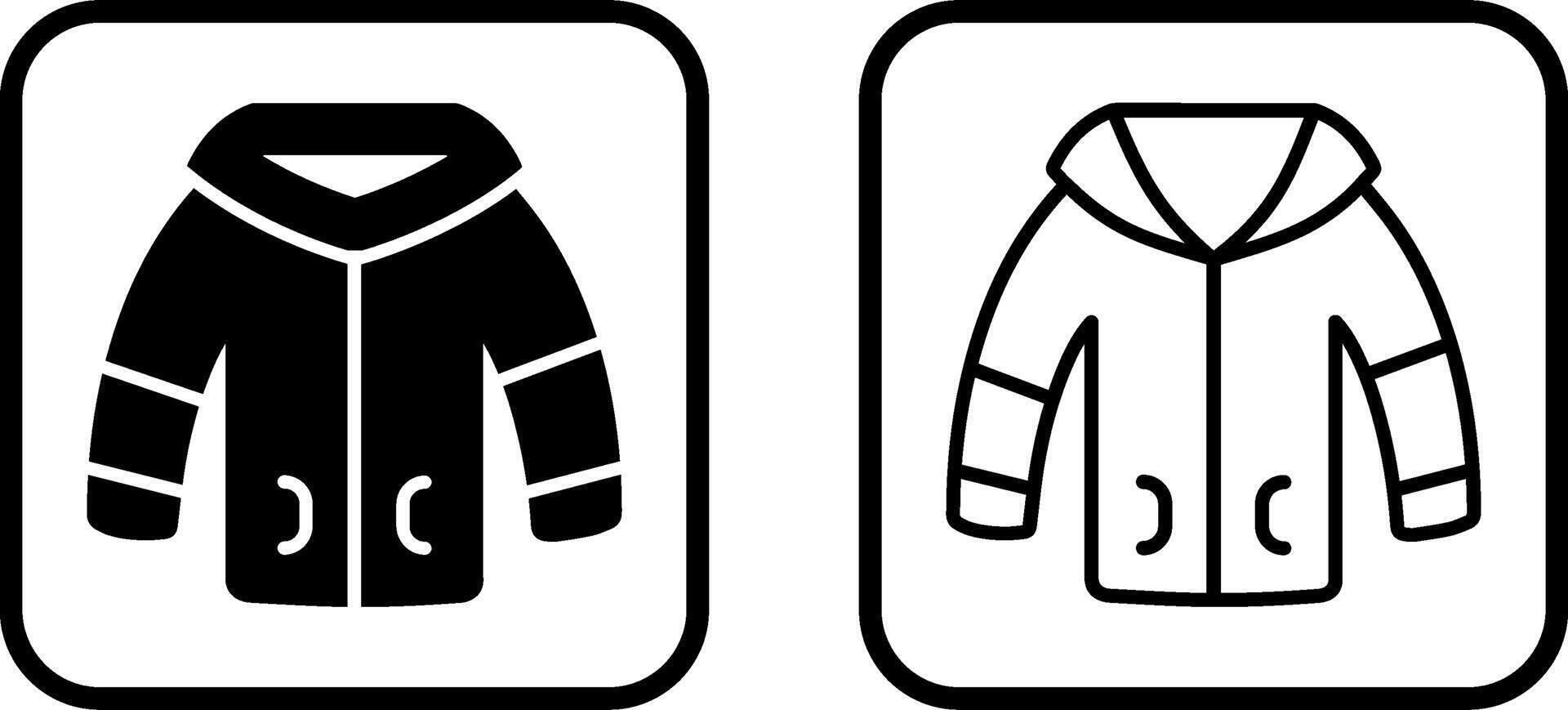 Winter Jacket Vector Icon