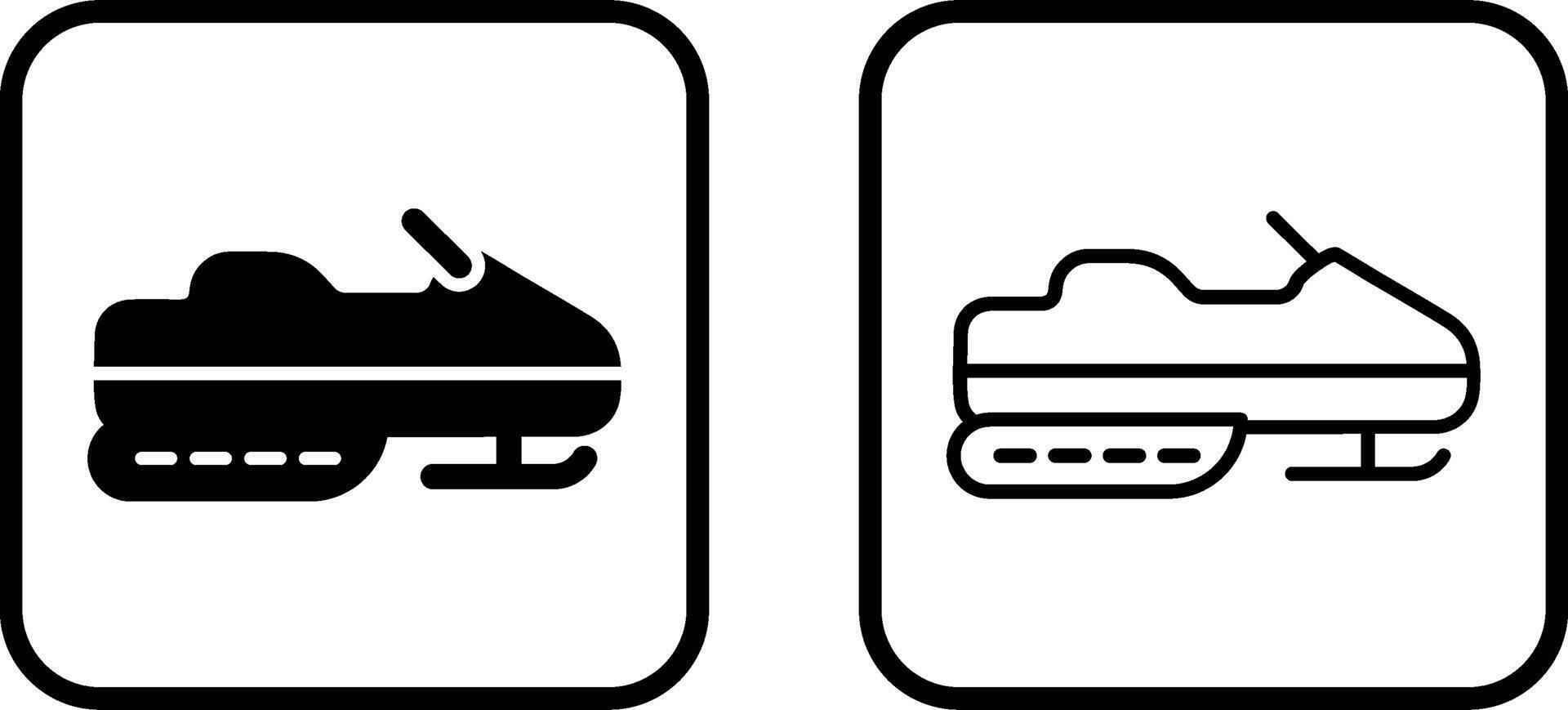 Snowmobile Vector Icon