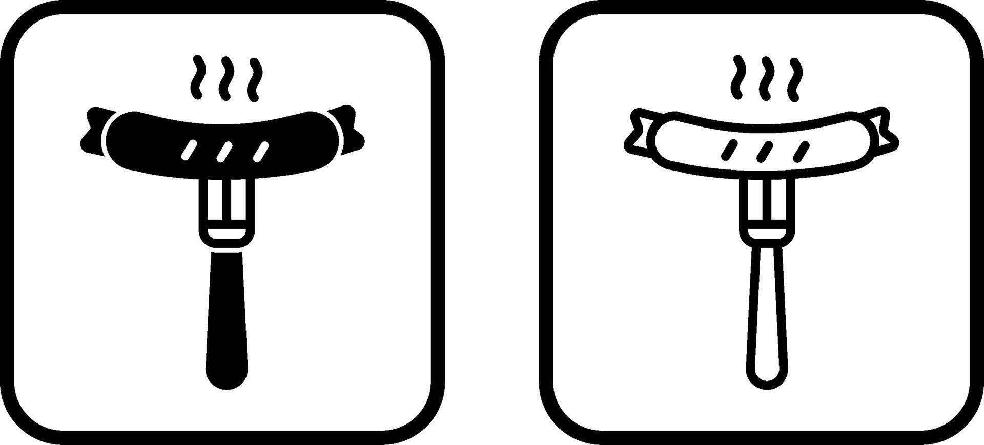 Sausage Vector Icon