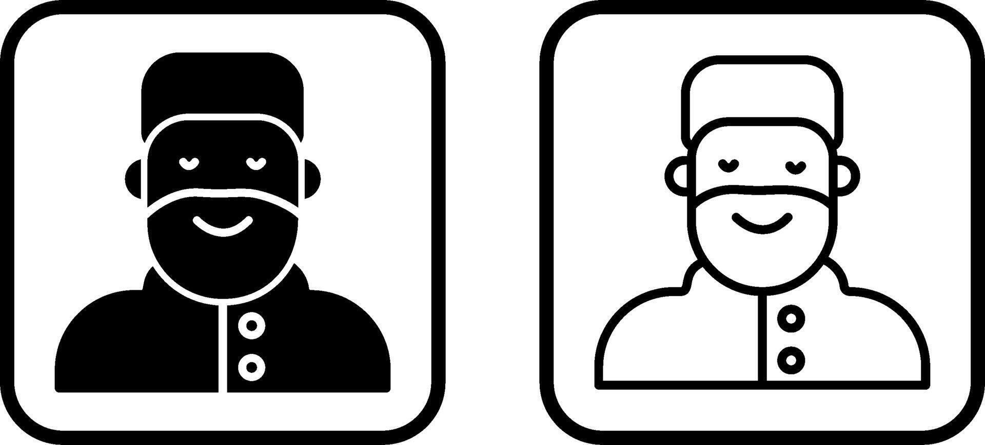 Islamic Man Vector Icon