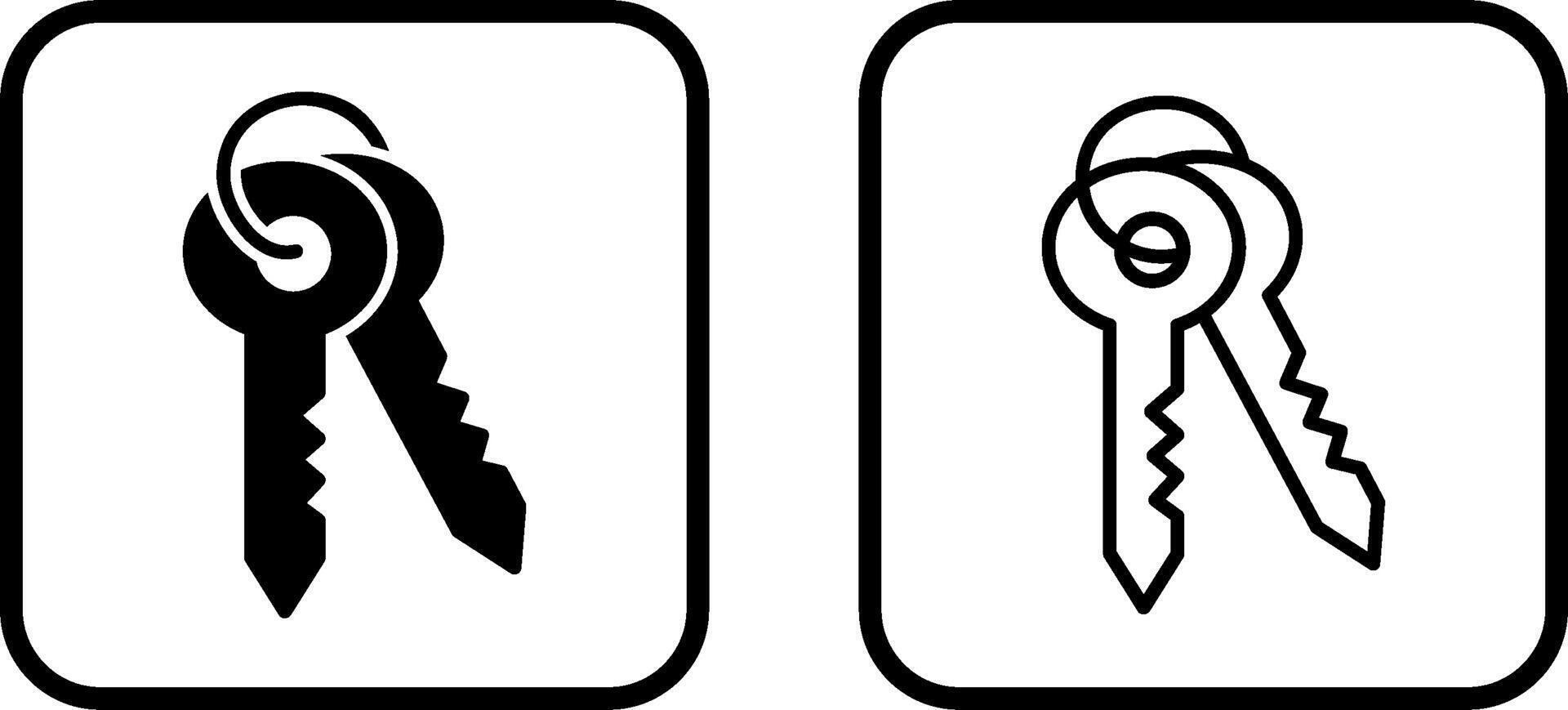 House Key Vector Icon