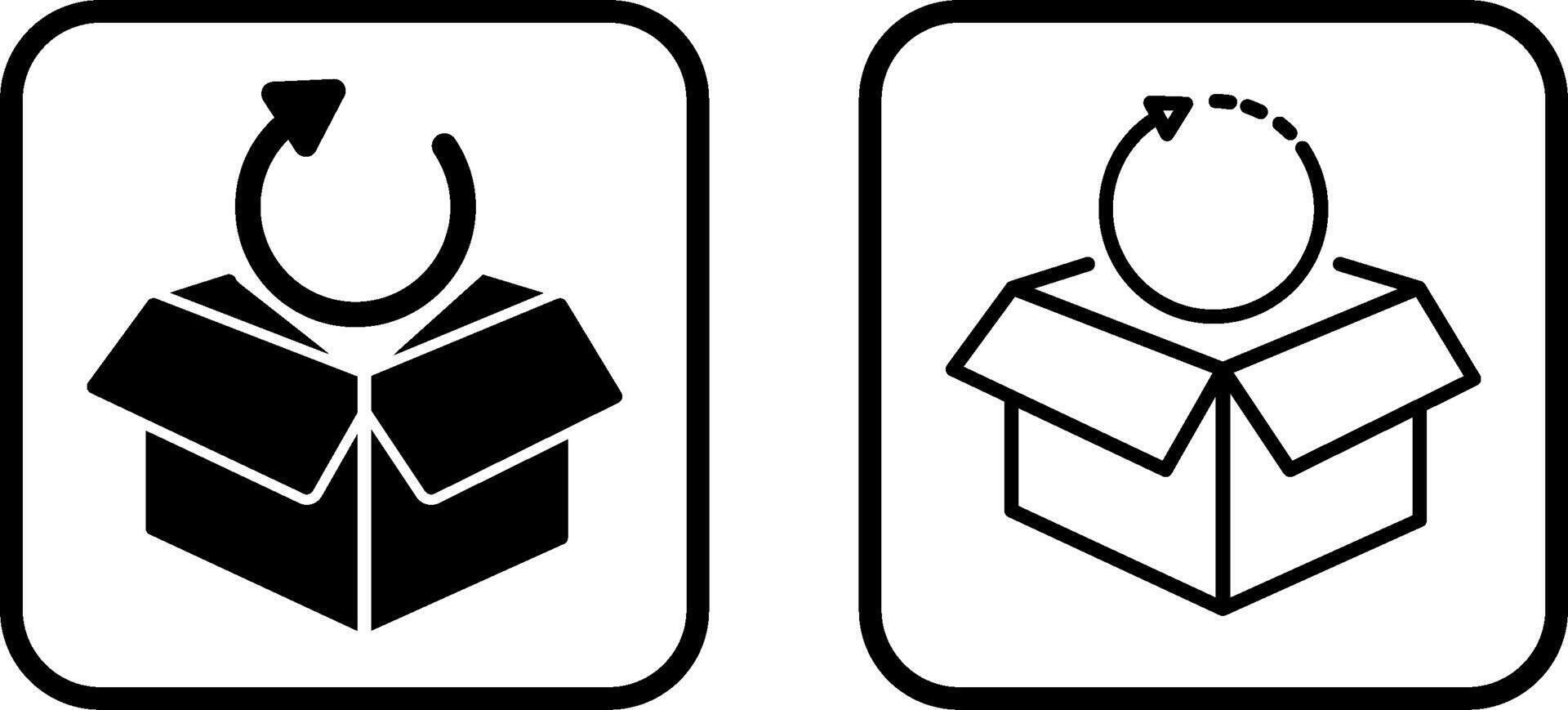 Product Return Vector Icon