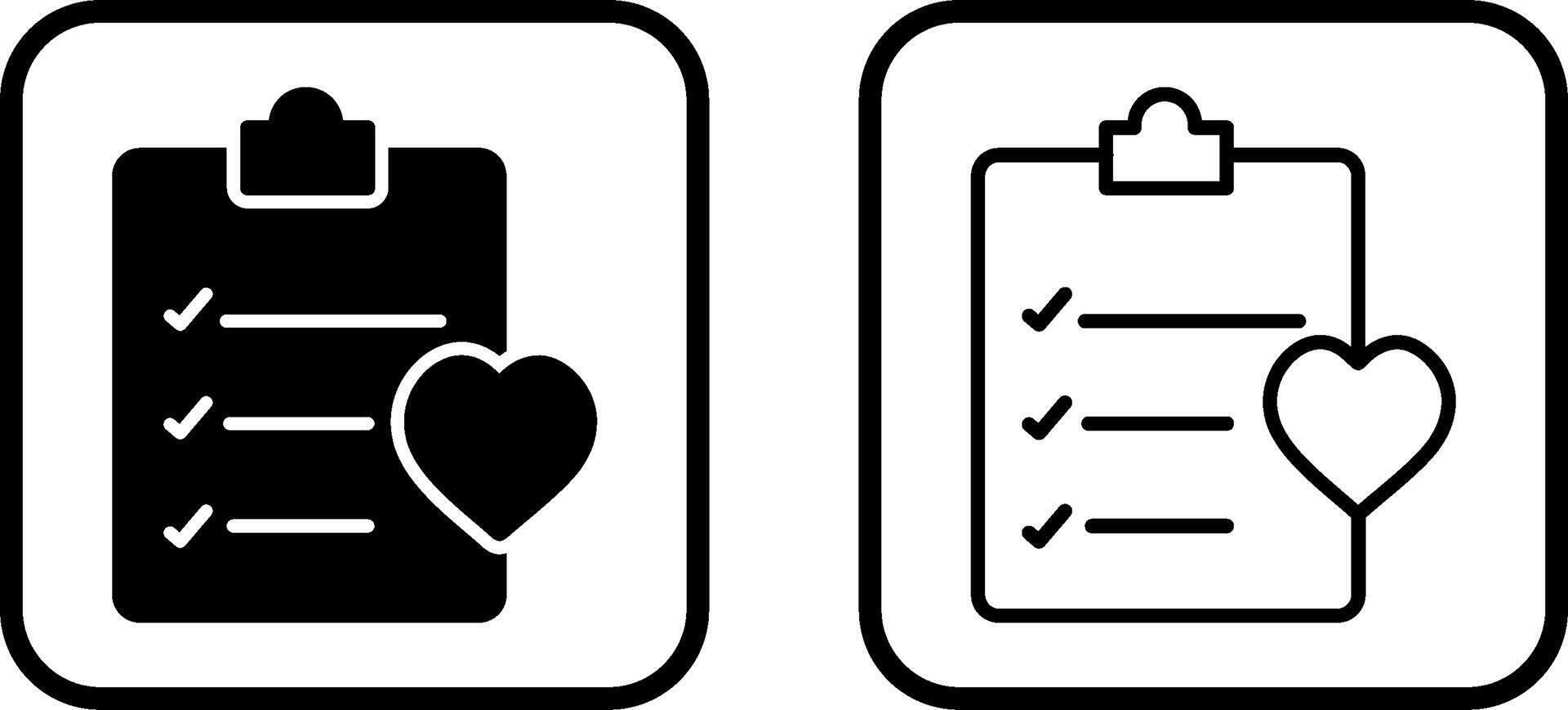 Wishlist Vector Icon