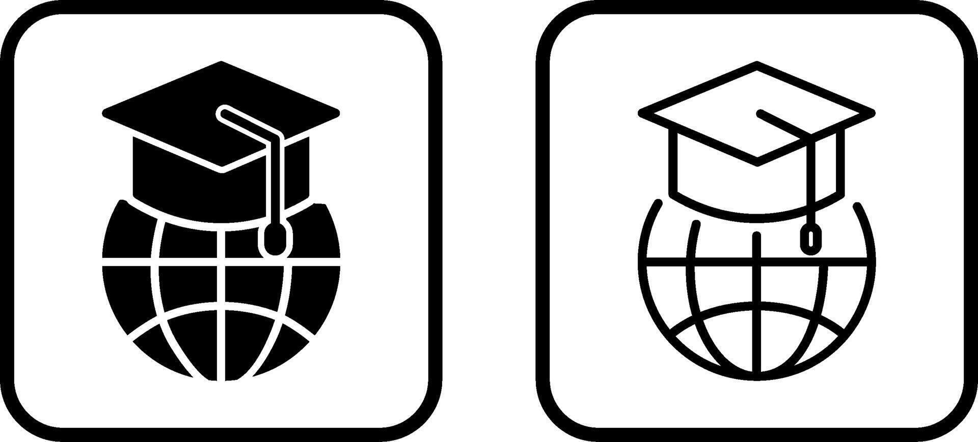 Global Education Vector Icon