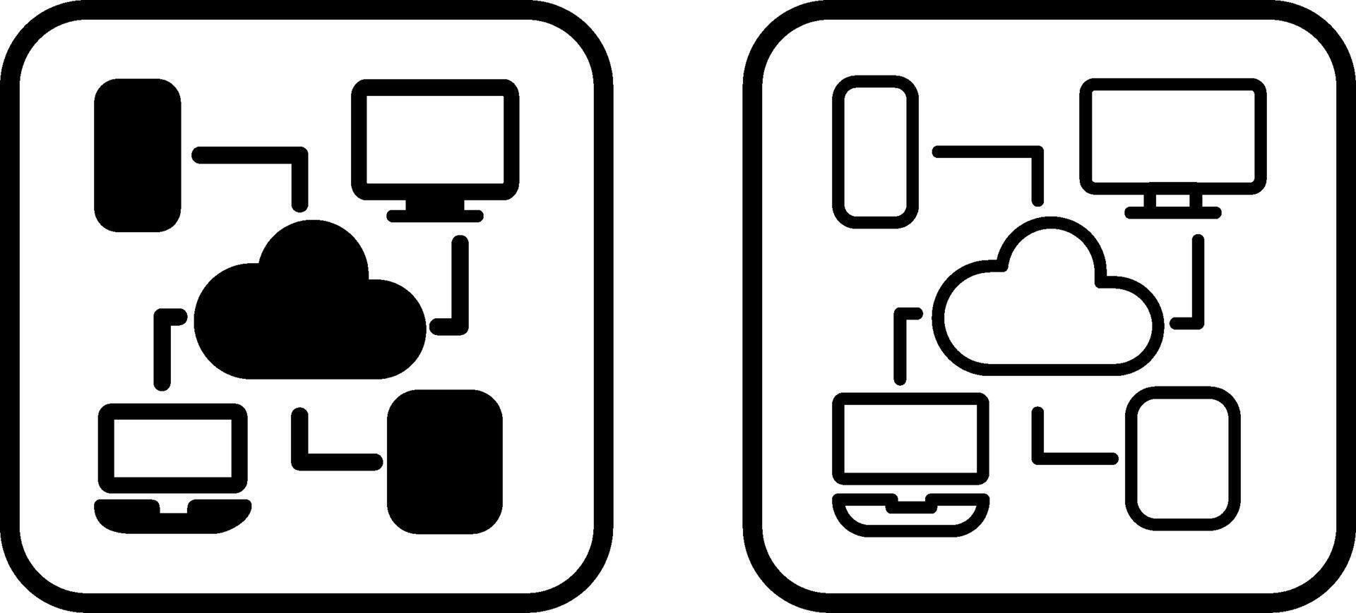 Cloud Computing Vector Icon