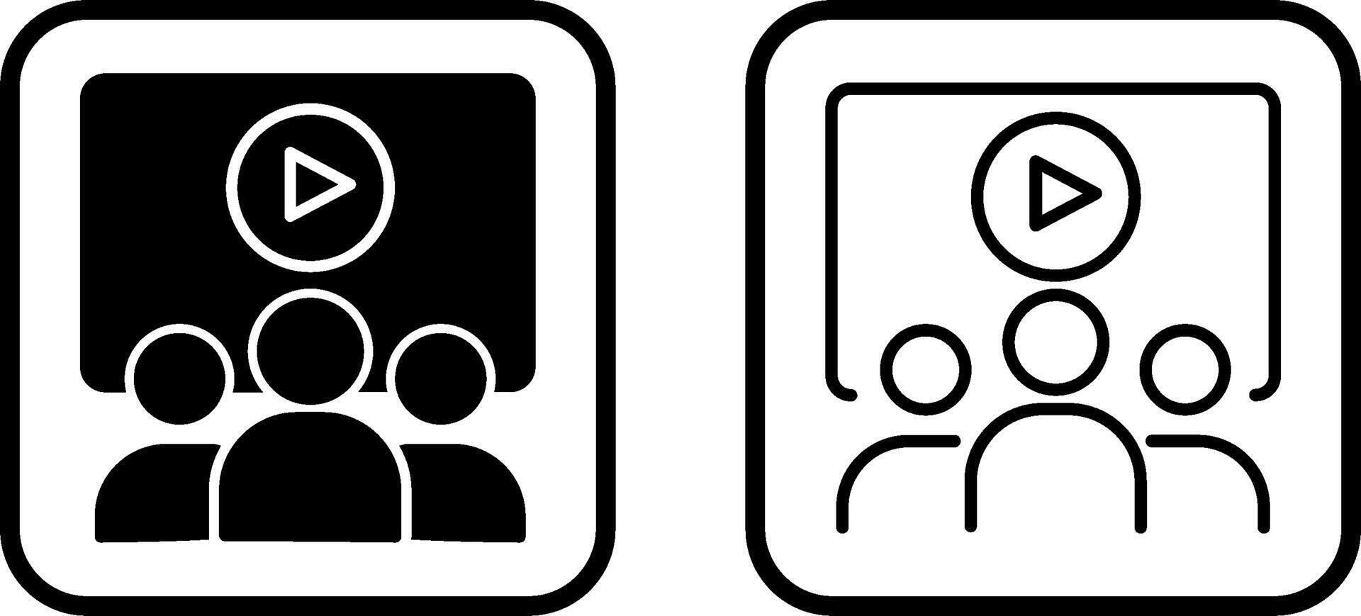 Online Course Vector Icon