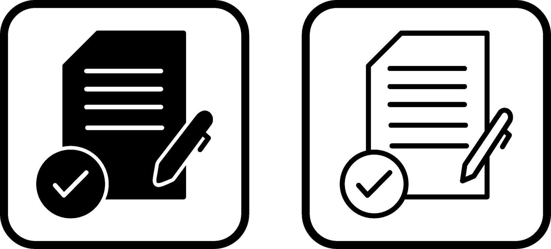 Agreement Vector Icon