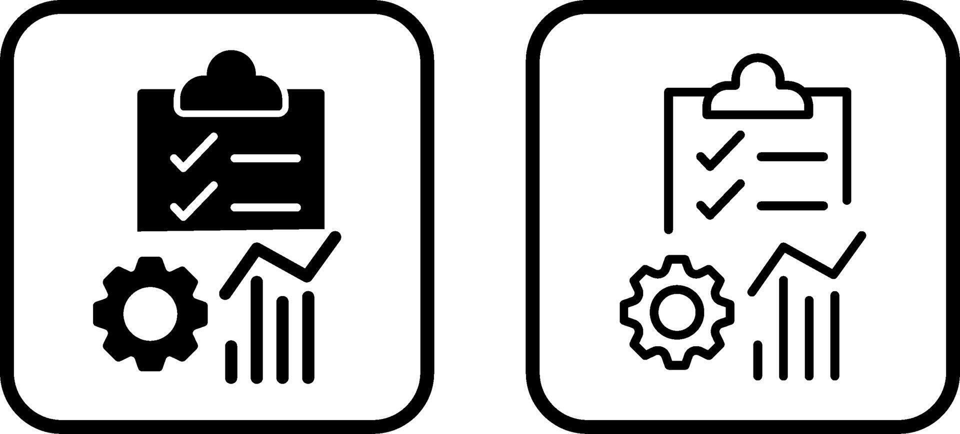 icono de vector de diagrama