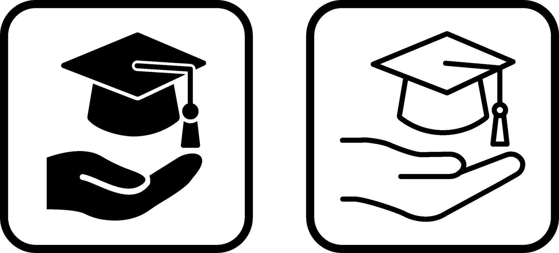 Graduation Hat Vector Icon