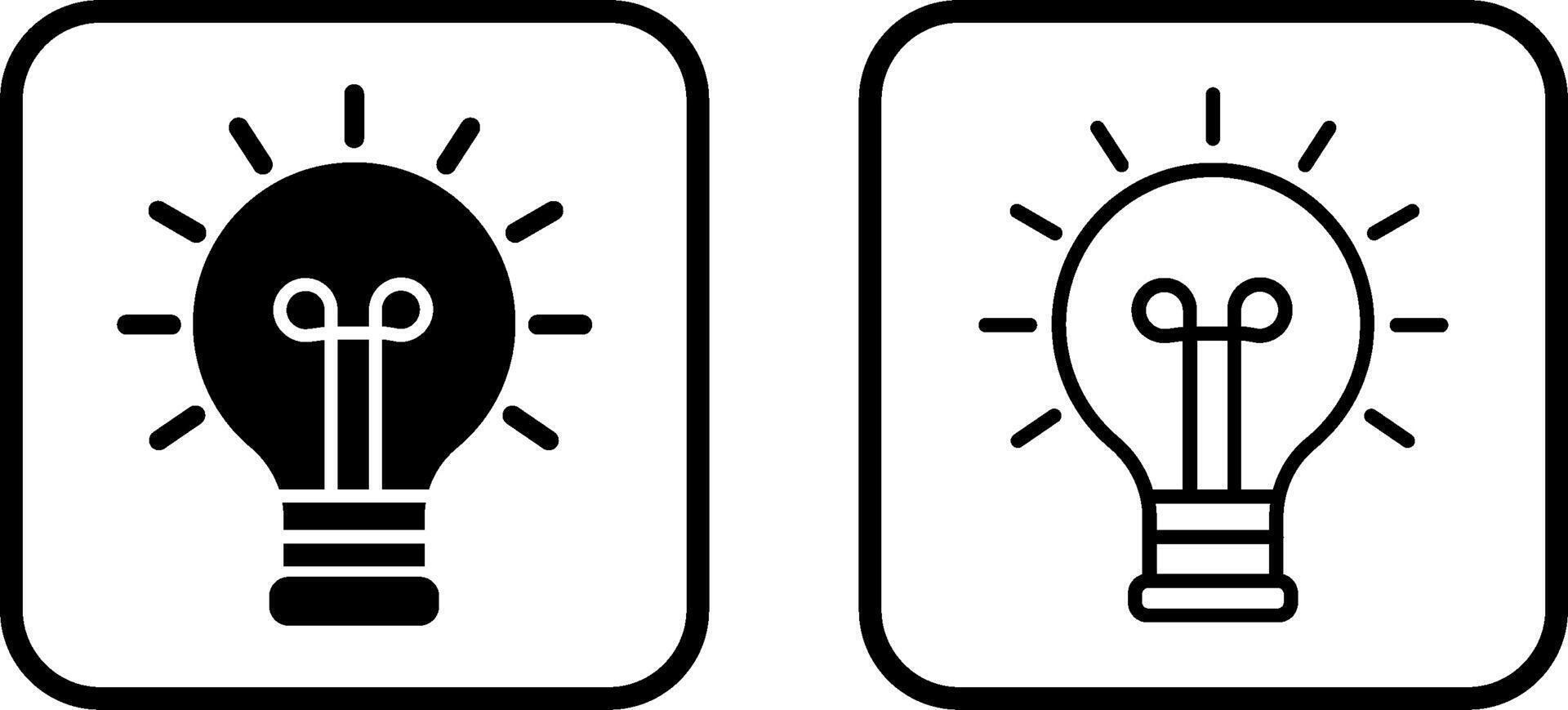 Light Bulb Vector Icon