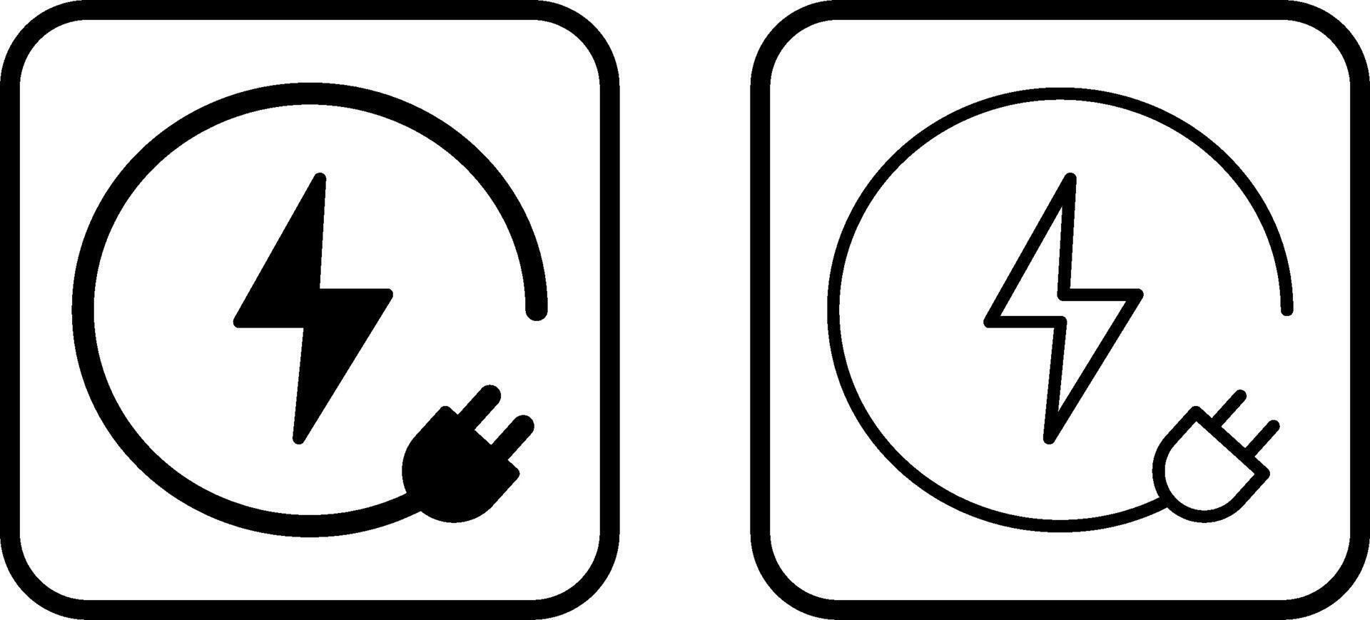 Electricity Vector Icon