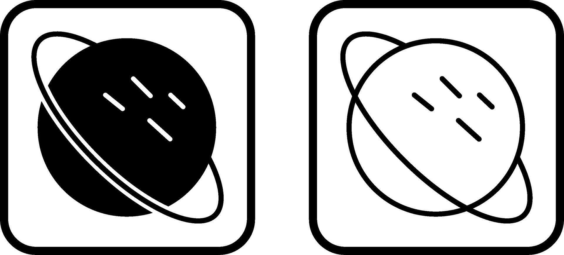 Saturn Vector Icon