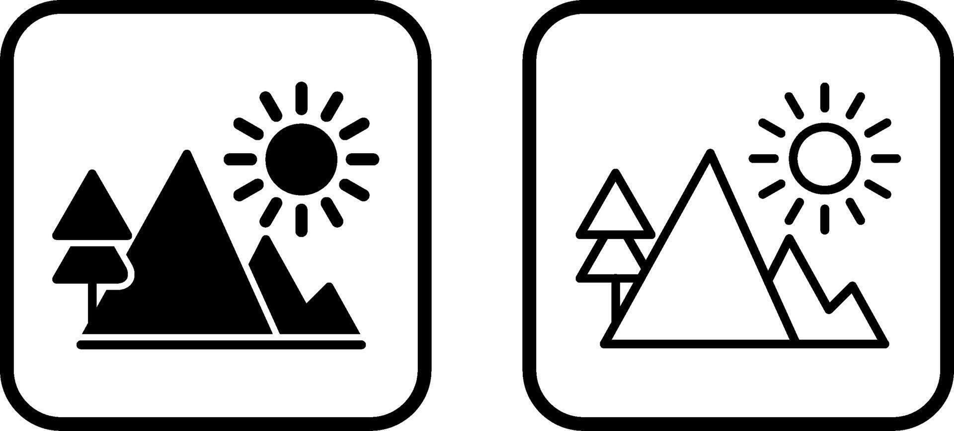 Mountain Vector Icon