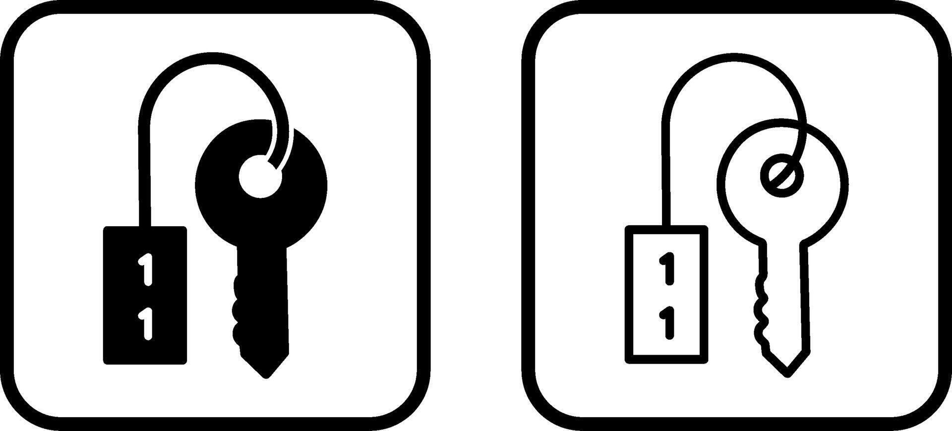 Room key Vector Icon