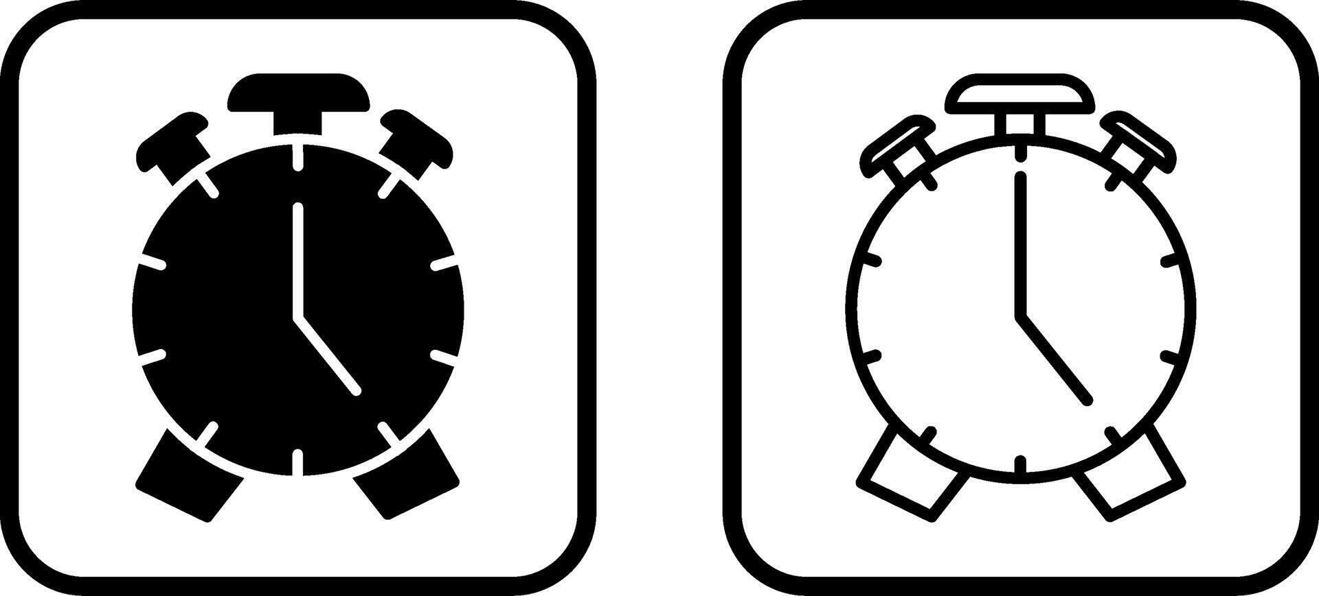 icono de vector de reloj