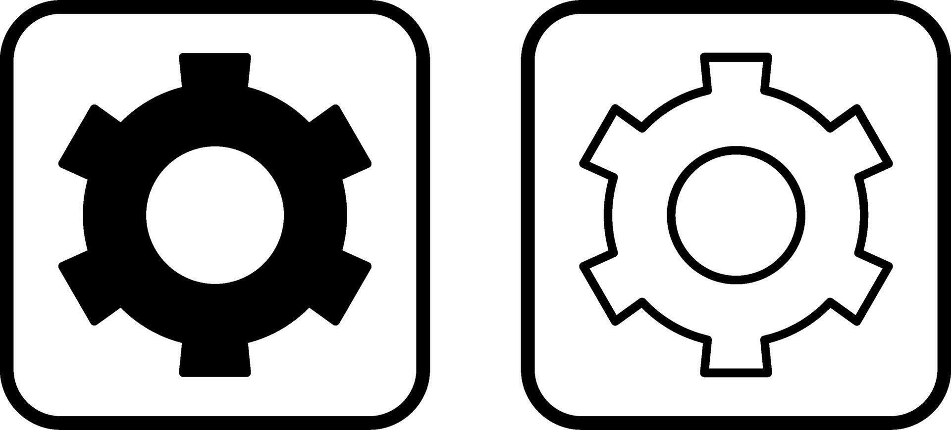 Setting Gear Vector Icon