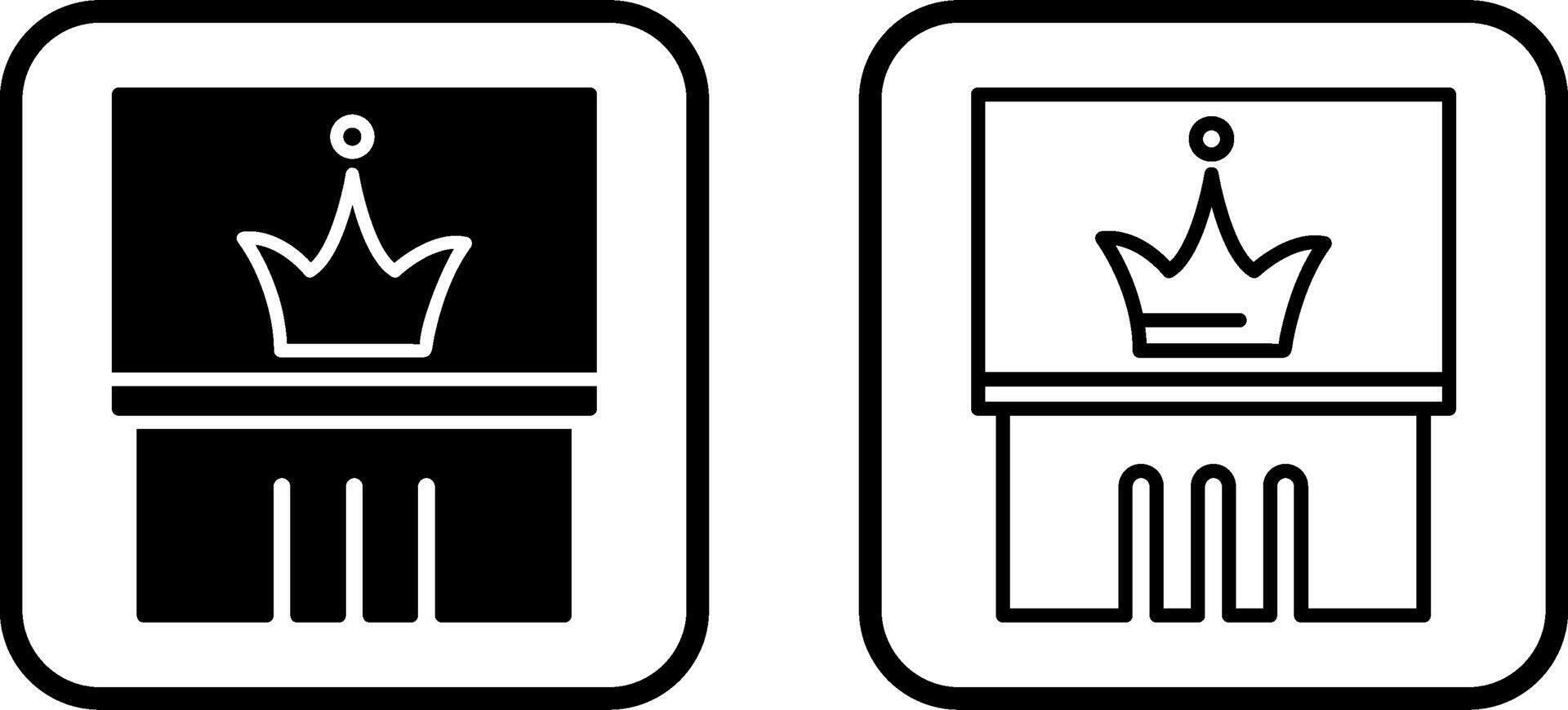 Crown Exhibit Vector Icon