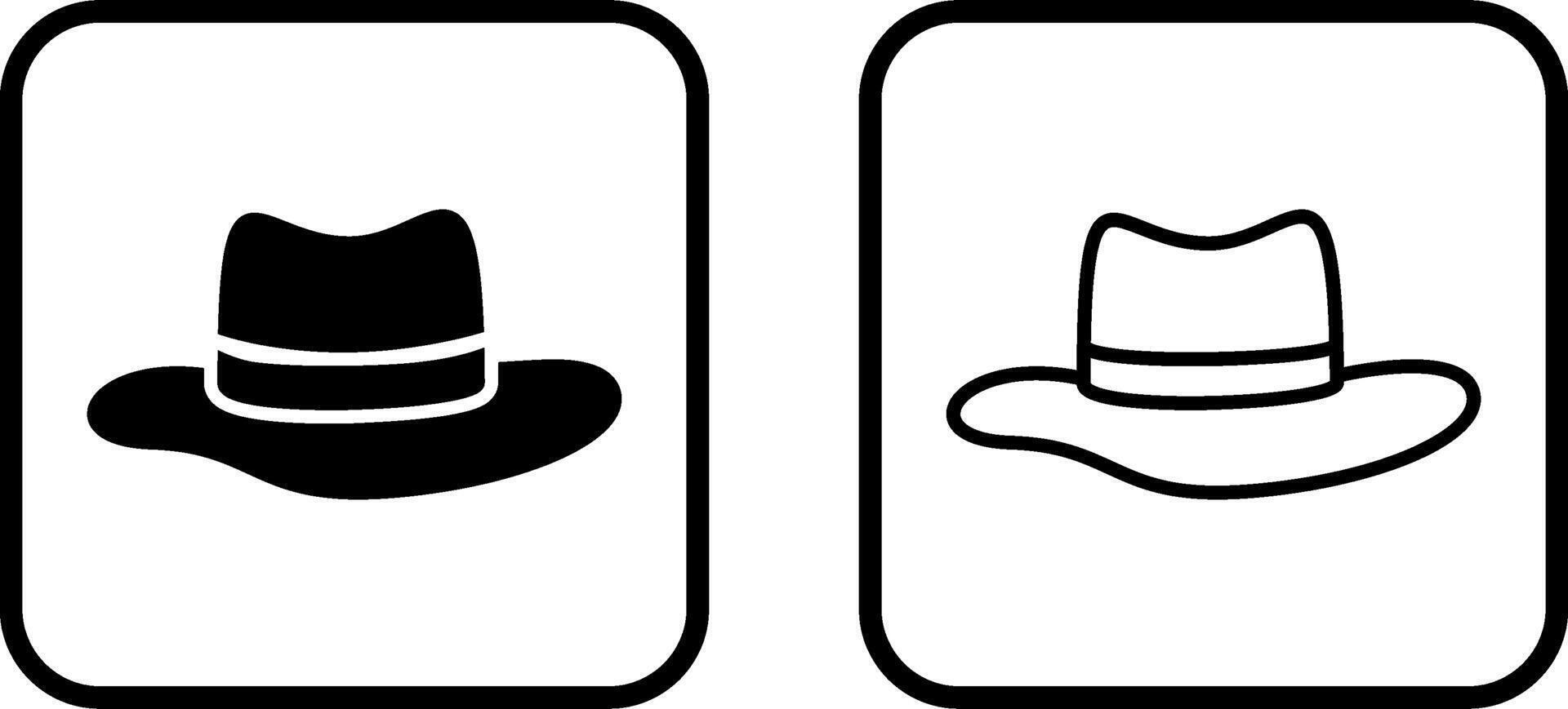 sombrero v vector icono