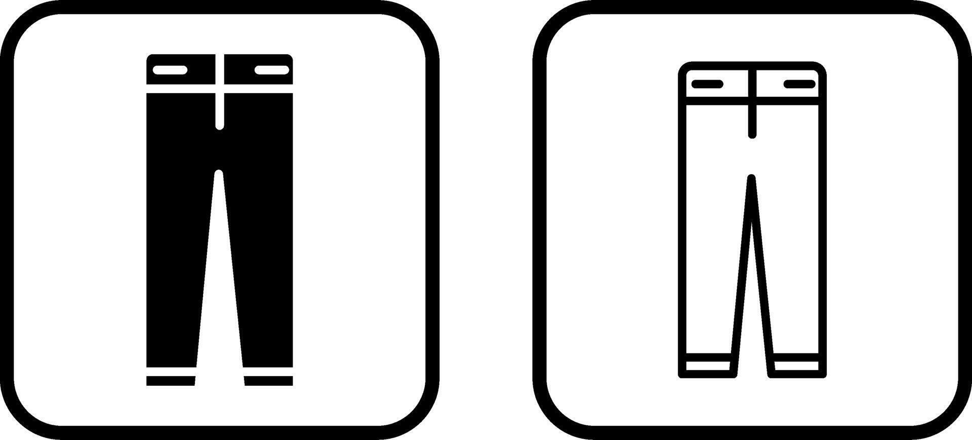Mens Pants Vector Icon
